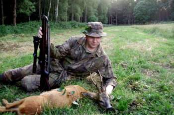 Trójtykowiec strzelony na Warpnie przez Huberta